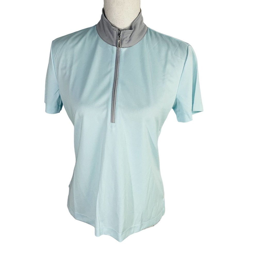 New Monterey Club Womans Medium Dry Swing Moisture‎ Wicking Golf Shirt NWT